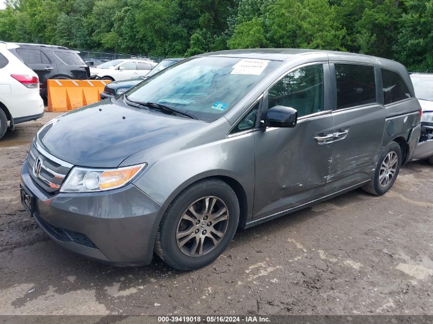 2012 Honda Odyssey Ex-L VIN: 5FNRL5H66CB020425 Lot: 39419018