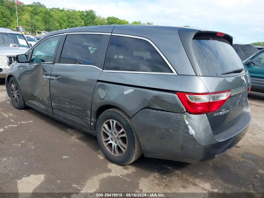 2012 Honda Odyssey Ex-L VIN: 5FNRL5H66CB020425 Lot: 39419018