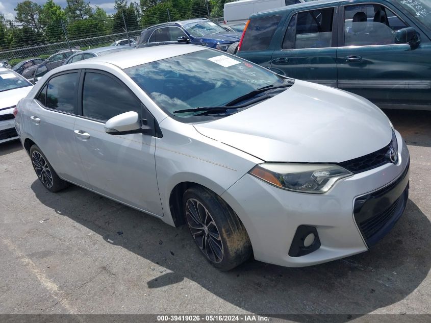 2015 TOYOTA COROLLA L/LE/LE PLS/PRM/S/S PLS - 2T1BURHE0FC474692