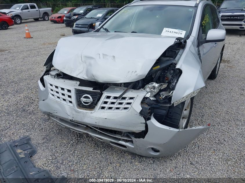 2008 Nissan Rogue Sl VIN: JN8AS58V68W400654 Lot: 39419029