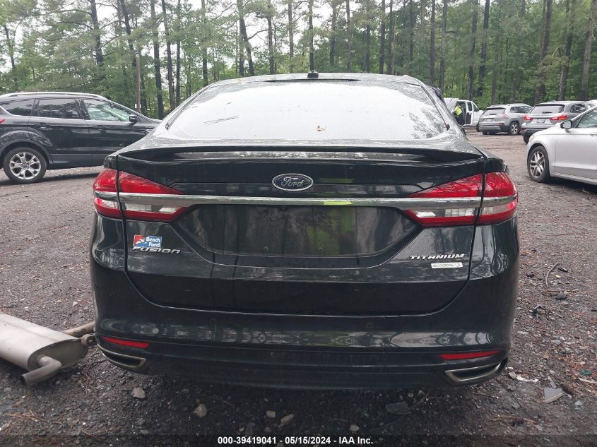 2017 FORD FUSION TITANIUM - 3FA6P0K90HR184990