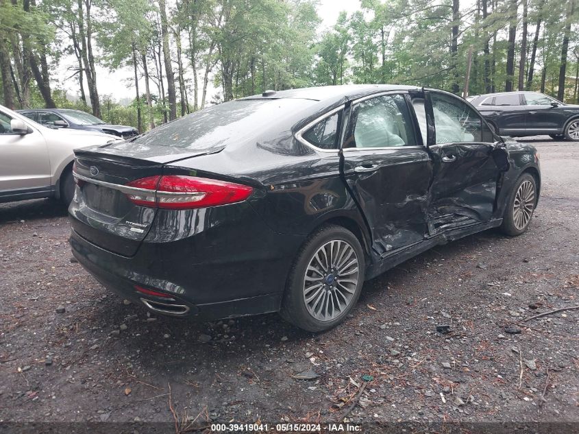 2017 FORD FUSION TITANIUM - 3FA6P0K90HR184990