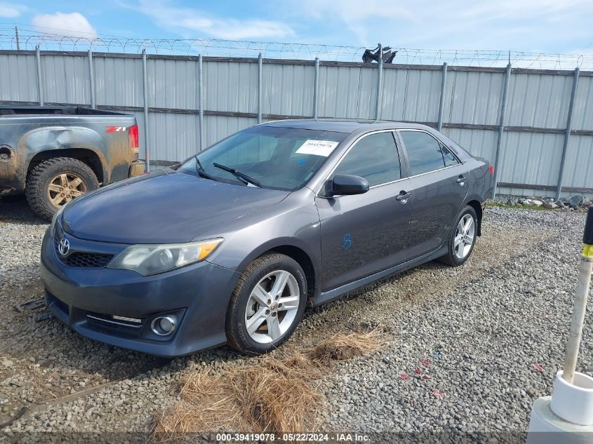 2013 Toyota Camry Se VIN: 4T1BF1FK7DU283691 Lot: 39419078