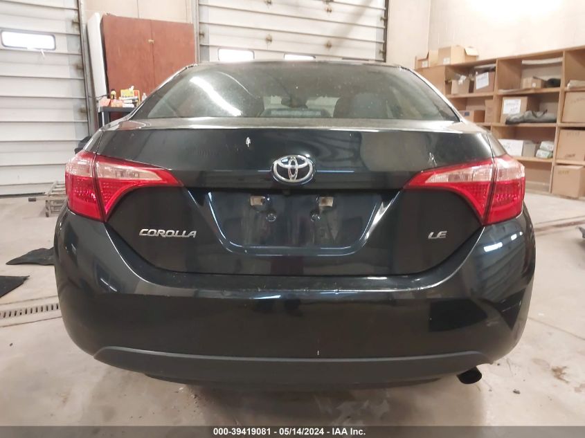 2018 Toyota Corolla Le VIN: 5YFBURHE1JP847649 Lot: 39419081