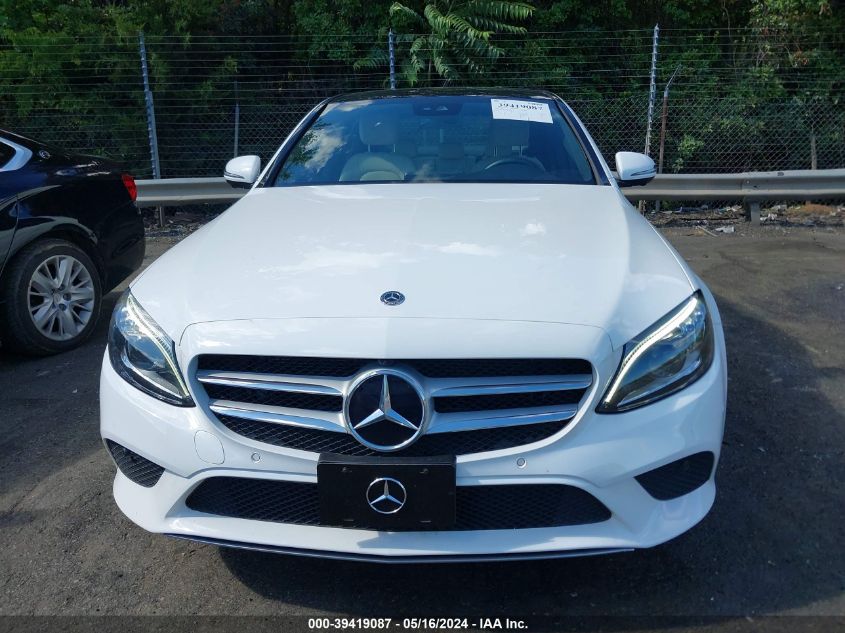 2019 Mercedes-Benz C 300 4Matic VIN: WDDWF8EB1KR515191 Lot: 39419087