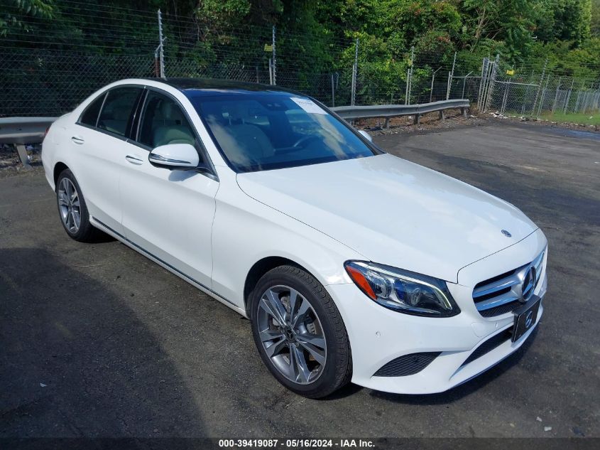 2019 Mercedes-Benz C 300 4Matic VIN: WDDWF8EB1KR515191 Lot: 39419087