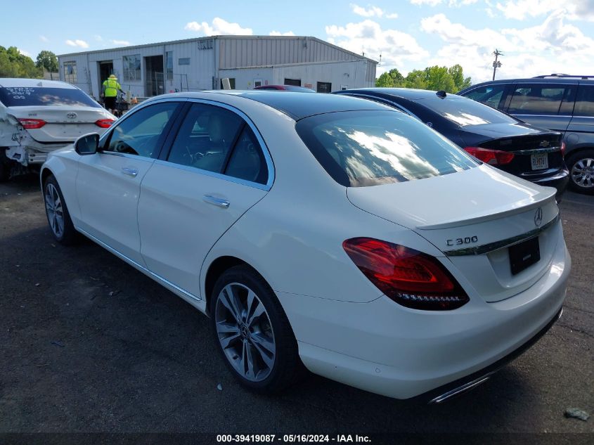 2019 Mercedes-Benz C 300 4Matic VIN: WDDWF8EB1KR515191 Lot: 39419087