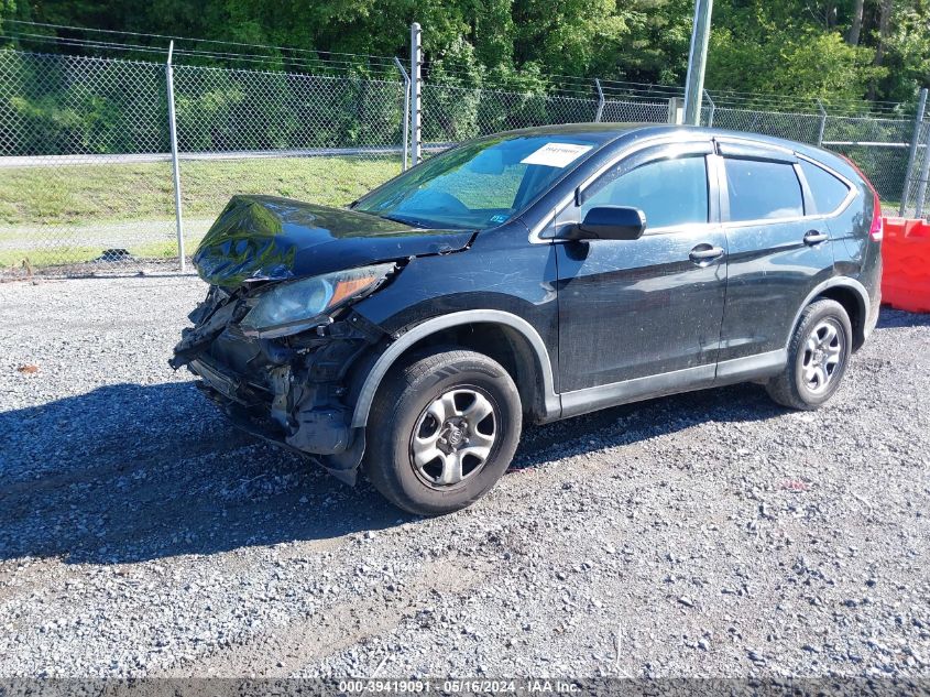 2013 Honda Cr-V Lx VIN: 2HKRM4H35DH653403 Lot: 39419091