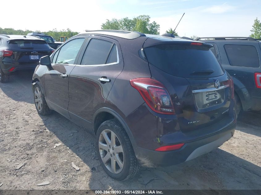 2017 Buick Encore Premium VIN: KL4CJHSM7HB107680 Lot: 39419093