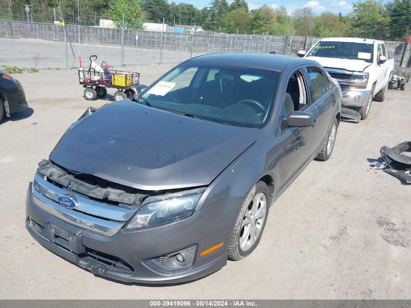 2012 Ford Fusion Se VIN: 3FAHP0HA5CR100603 Lot: 39419096