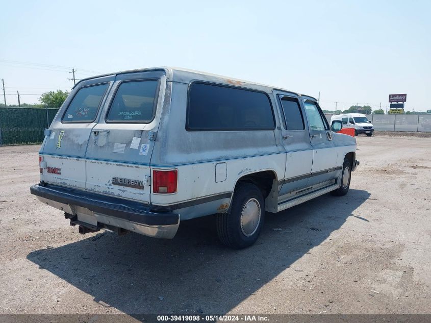 1990 GMC Suburban R15 Conventional VIN: 1GKER16K6LF512460 Lot: 39419098