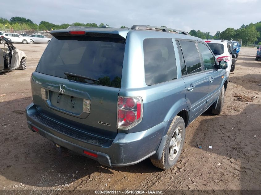 2006 Honda Pilot Ex-L VIN: 5FNYF18566B021209 Lot: 39419111