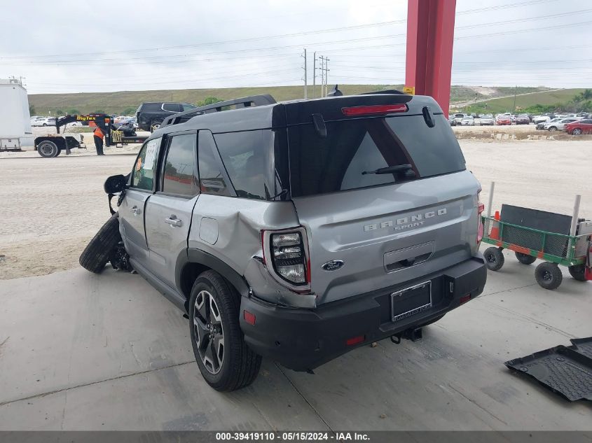 2022 Ford Bronco Sport Outer Banks VIN: 3FMCR9C64NRE29894 Lot: 39419110