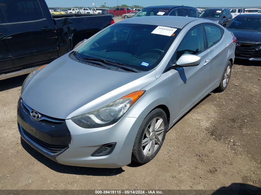 2013 Hyundai Elantra Gls VIN: 5NPDH4AE0DH227032 Lot: 39419115