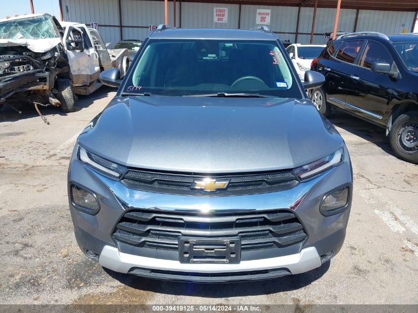 2022 Chevrolet Trailblazer Lt VIN: KL79MPSL0NB051261 Lot: 39419125