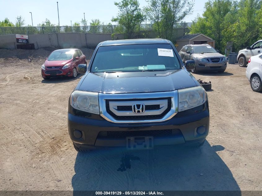 2010 Honda Pilot Lx VIN: 5FNYF4H29AB037257 Lot: 39419129