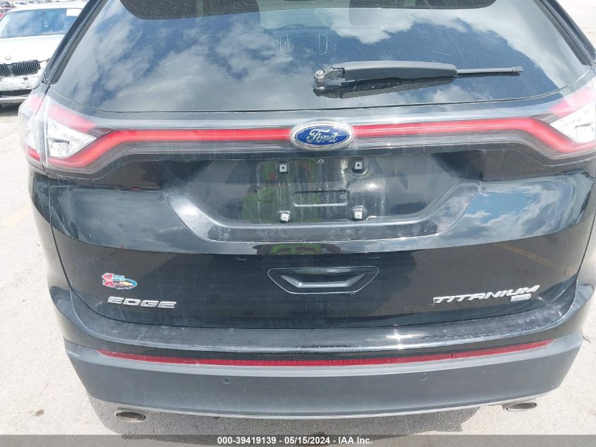 2018 Ford Edge Titanium VIN: 2FMPK4K84JBC01883 Lot: 39419139