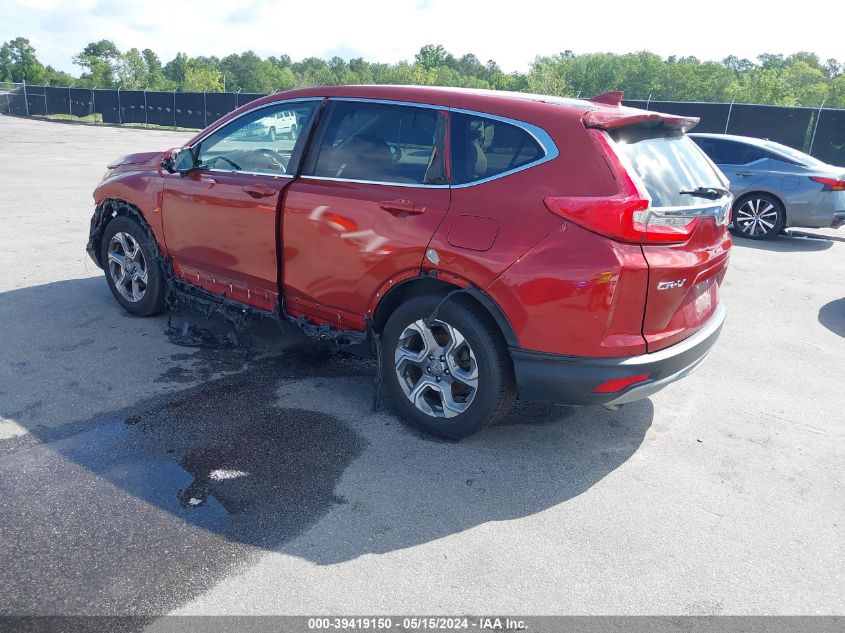 2018 Honda Cr-V Ex VIN: 2HKRW2H55JH604763 Lot: 39419150