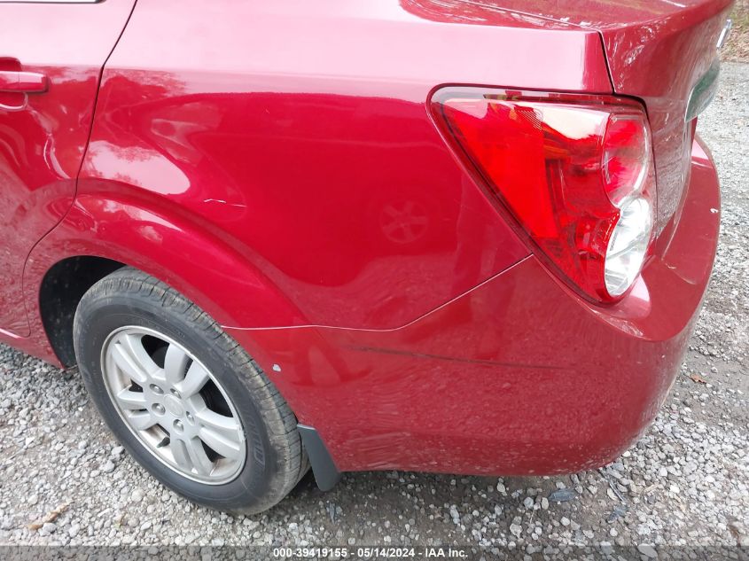 2013 Chevrolet Sonic Lt Auto VIN: 1G1JC5SG2D4139542 Lot: 39419155