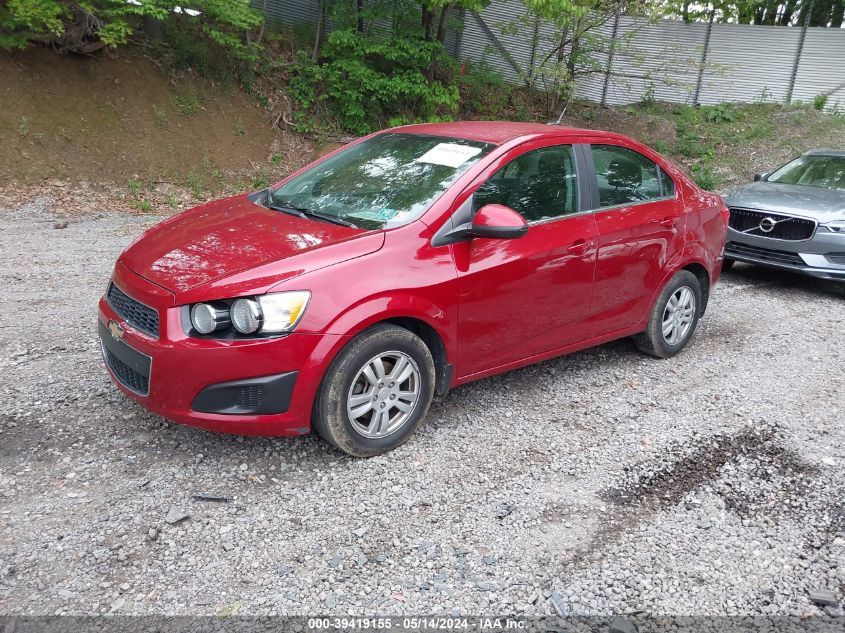 2013 Chevrolet Sonic Lt Auto VIN: 1G1JC5SG2D4139542 Lot: 39419155