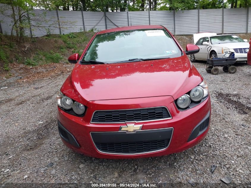 2013 Chevrolet Sonic Lt Auto VIN: 1G1JC5SG2D4139542 Lot: 39419155