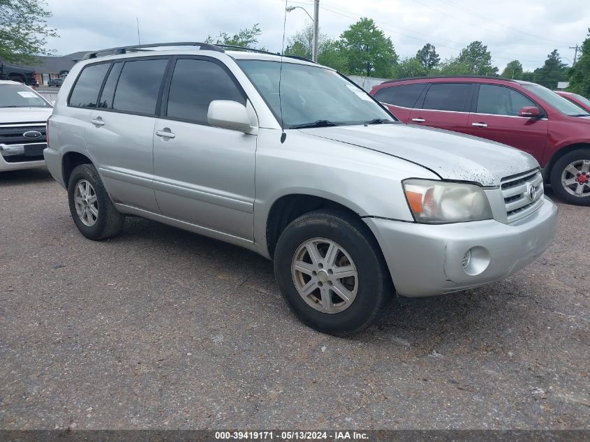 2007 Toyota Highlander V6 VIN: JTEDP21A470130739 Lot: 39419171