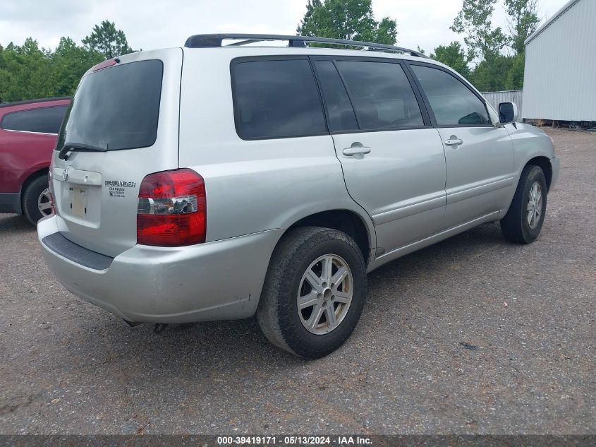 2007 Toyota Highlander V6 VIN: JTEDP21A470130739 Lot: 39419171