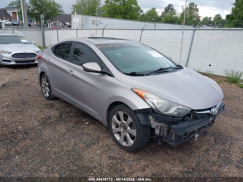 2013 Hyundai Elantra Limited VIN: KMHDH4AE3DU847620 Lot: 39419172