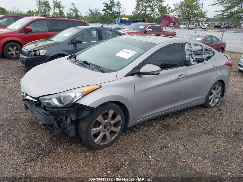 2013 Hyundai Elantra Limited VIN: KMHDH4AE3DU847620 Lot: 39419172