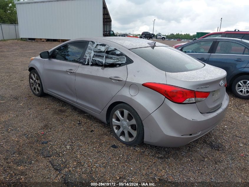 2013 Hyundai Elantra Limited VIN: KMHDH4AE3DU847620 Lot: 39419172