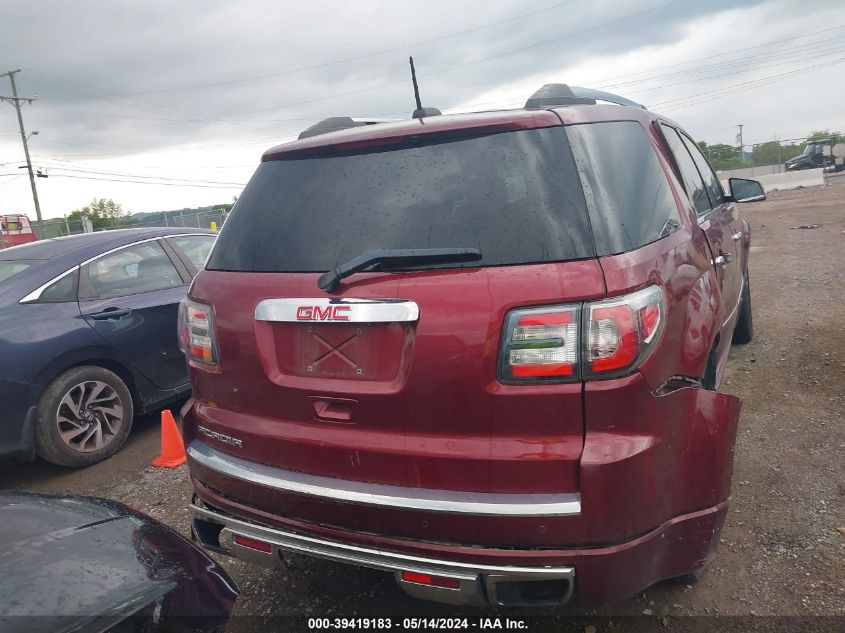 2016 GMC Acadia Denali VIN: 1GKKRTKDXGJ233764 Lot: 39419183