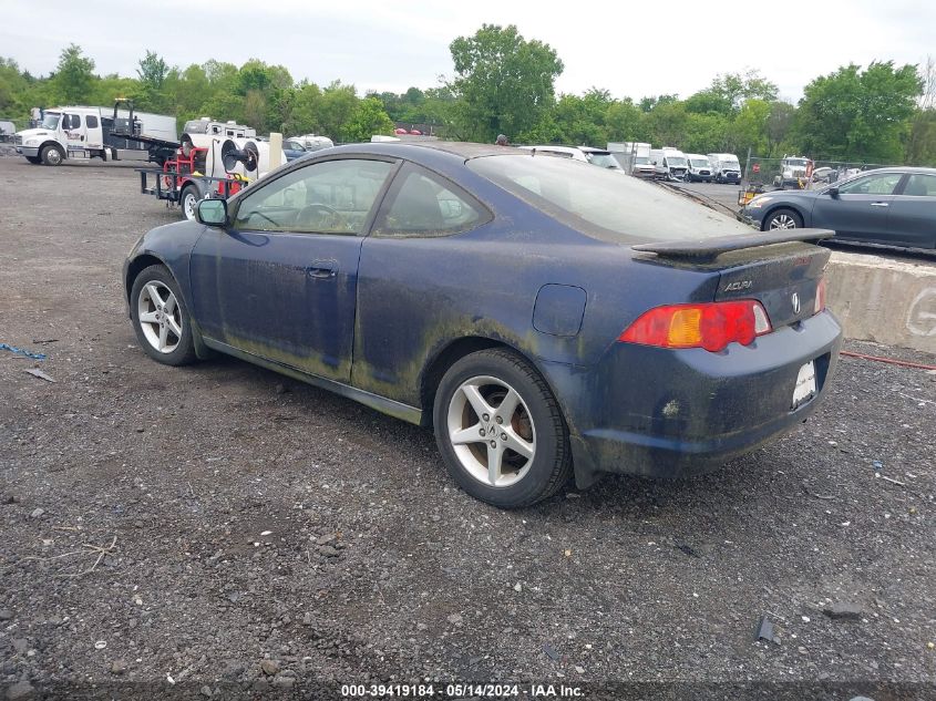 2002 Acura Rsx VIN: JH4DC54882C024844 Lot: 39419184