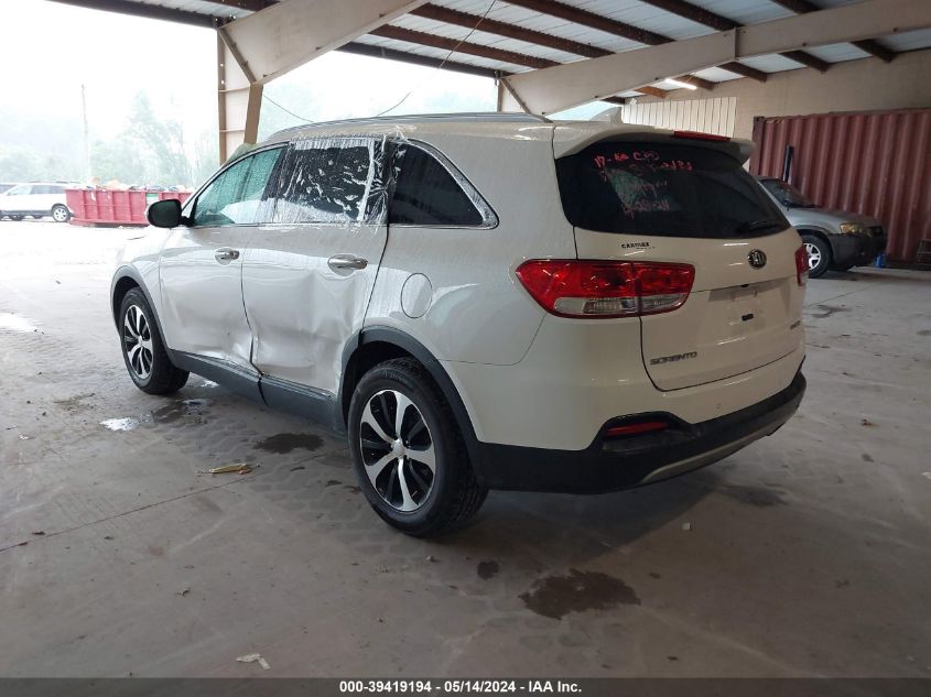 2017 Kia Sorento 2.0T Ex VIN: 5XYPH4A14HG280999 Lot: 39419194