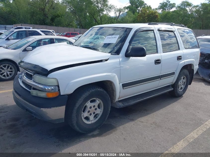 2004 Chevrolet Tahoe Ls VIN: 1GNEK13Z74J222008 Lot: 39419201