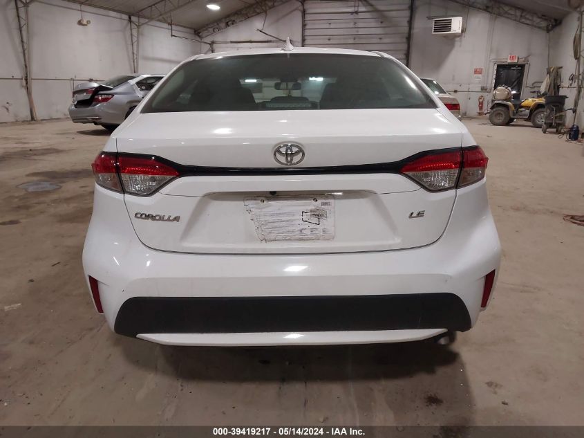 2021 Toyota Corolla Le VIN: 5YFEPMAE7MP210223 Lot: 39419217