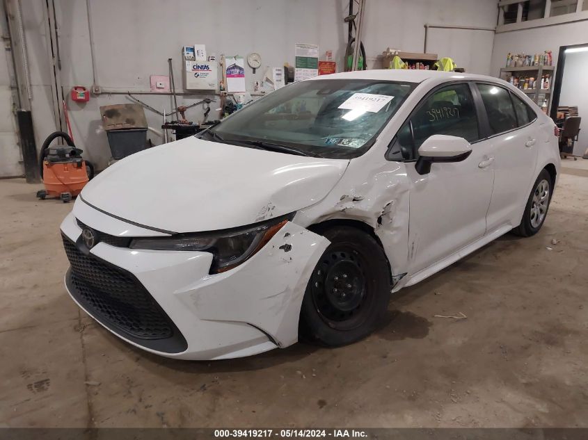 2021 Toyota Corolla Le VIN: 5YFEPMAE7MP210223 Lot: 39419217