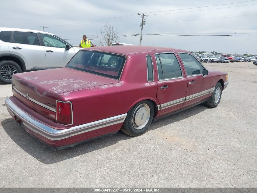 1990 Lincoln Town Car VIN: 1LNLM81F4LY717537 Lot: 39419237