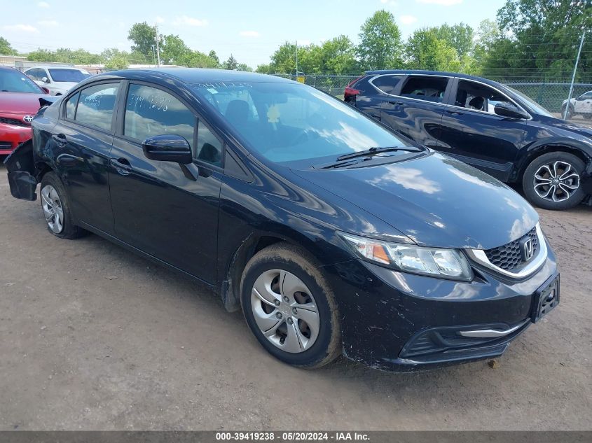 2014 Honda Civic Lx VIN: 19XFB2F5XEE267356 Lot: 39419238