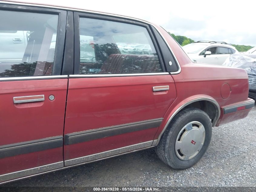 1992 Oldsmobile Cutlass Ciera S VIN: 1G3AL54N9N6413828 Lot: 39419239