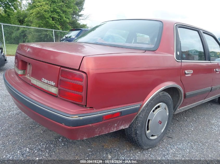 1992 Oldsmobile Cutlass Ciera S VIN: 1G3AL54N9N6413828 Lot: 39419239