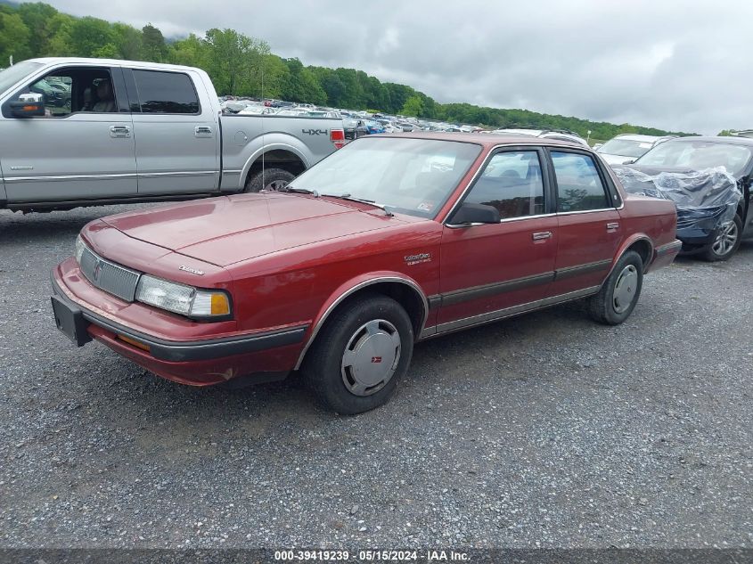 1992 Oldsmobile Cutlass Ciera S VIN: 1G3AL54N9N6413828 Lot: 39419239