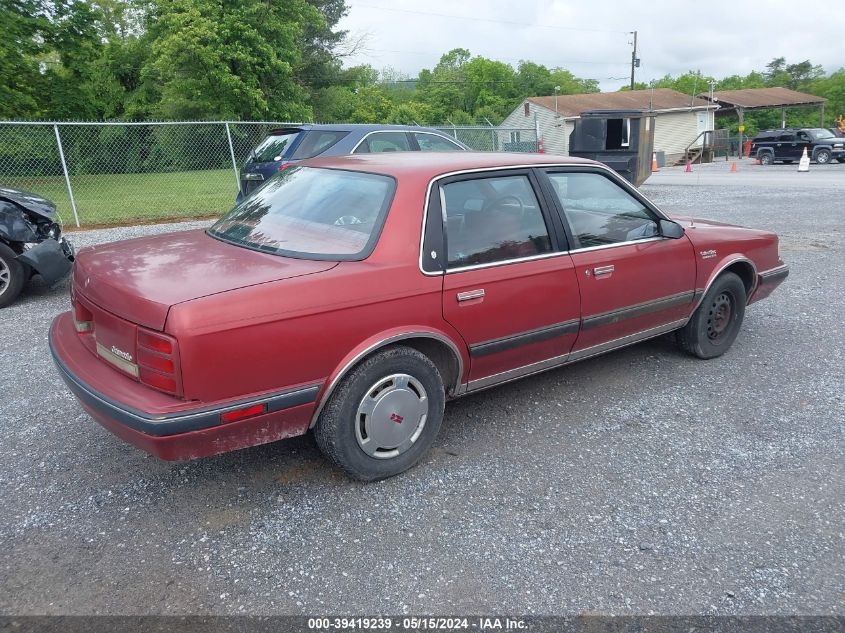 1992 Oldsmobile Cutlass Ciera S VIN: 1G3AL54N9N6413828 Lot: 39419239