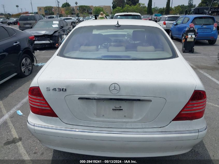 2005 Mercedes-Benz S 430 VIN: WDBNG70J55A441433 Lot: 39419241