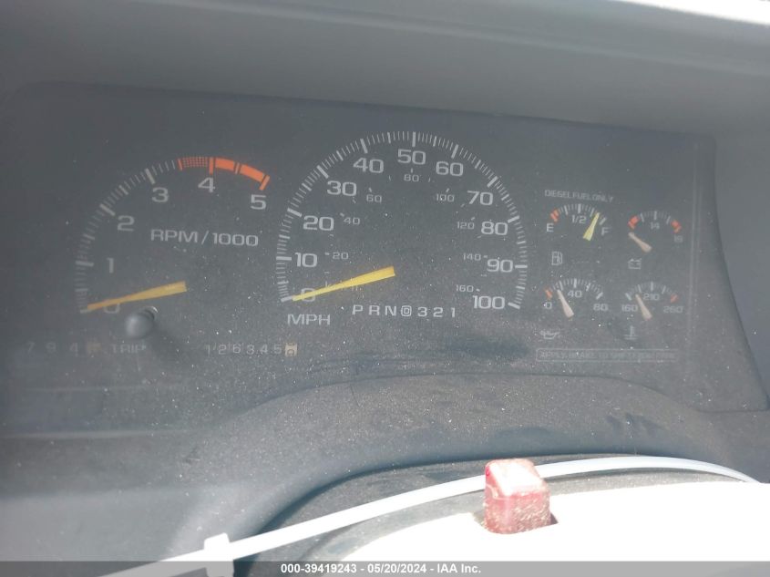 1995 Chevrolet Gmt-400 K2500 VIN: 1GCGK29F6SE241837 Lot: 39419243