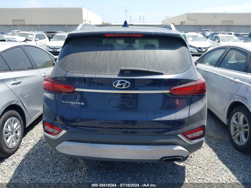 2020 Hyundai Santa Fe Sel VIN: 5NMS33AD7LH226639 Lot: 39419264