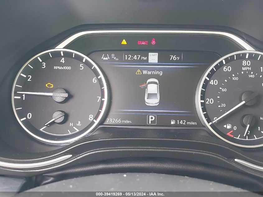 2020 Nissan Maxima Platinum Xtronic Cvt VIN: 1N4AA6FV3LC378717 Lot: 39419269