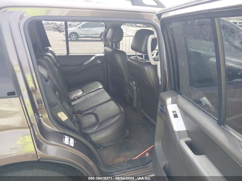 2008 Nissan Pathfinder Se VIN: 5N1AR18U28C660554 Lot: 39419271