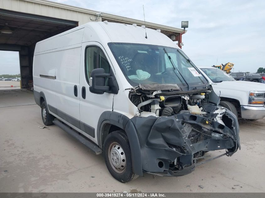 2018 Ram Promaster 3500 Cargo Van High Roof 159 Wb Ext VIN: 3C6URVJG4JE152346 Lot: 39419274