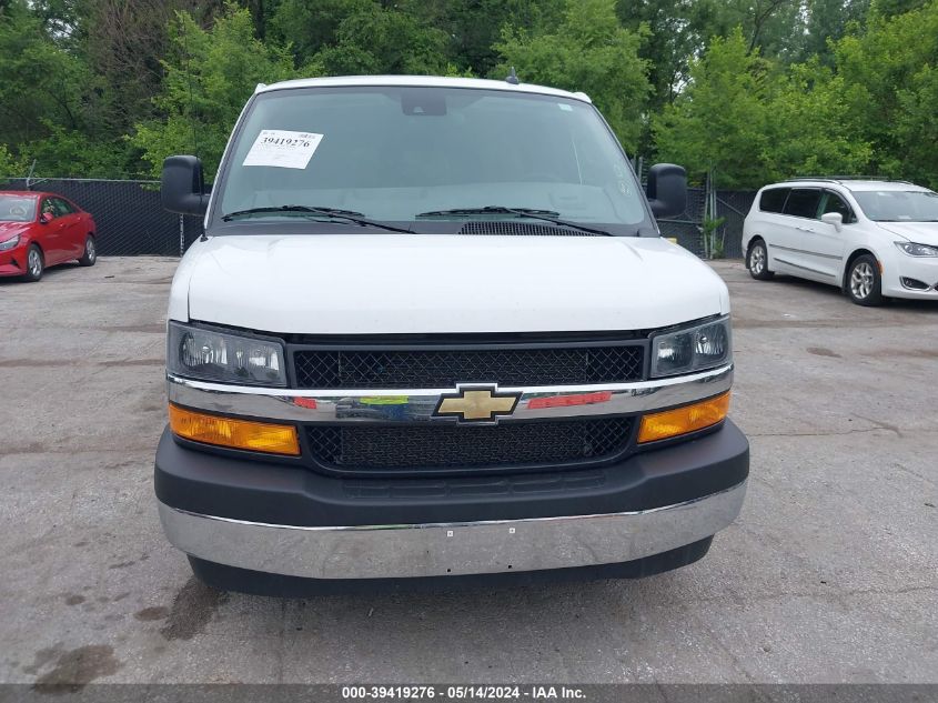 2023 Chevrolet Express Passenger Rwd 3500 Extended Wheelbase Lt VIN: 1GAZGPFPXP1256322 Lot: 39419276