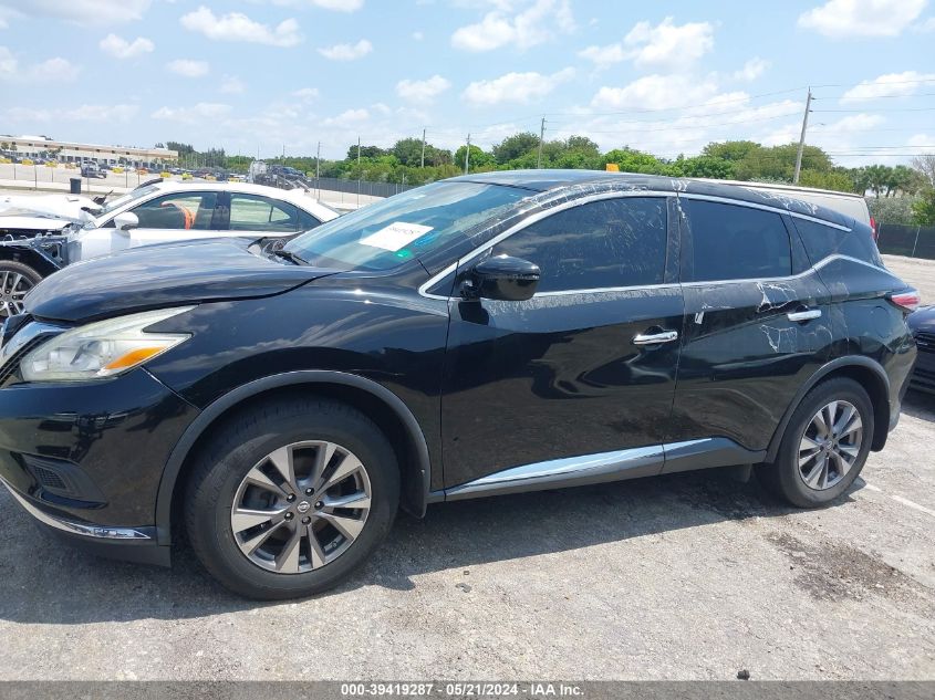 2016 Nissan Murano S/Sl/Sv/Platinum VIN: 5N1AZ2MG0GN137607 Lot: 39419287